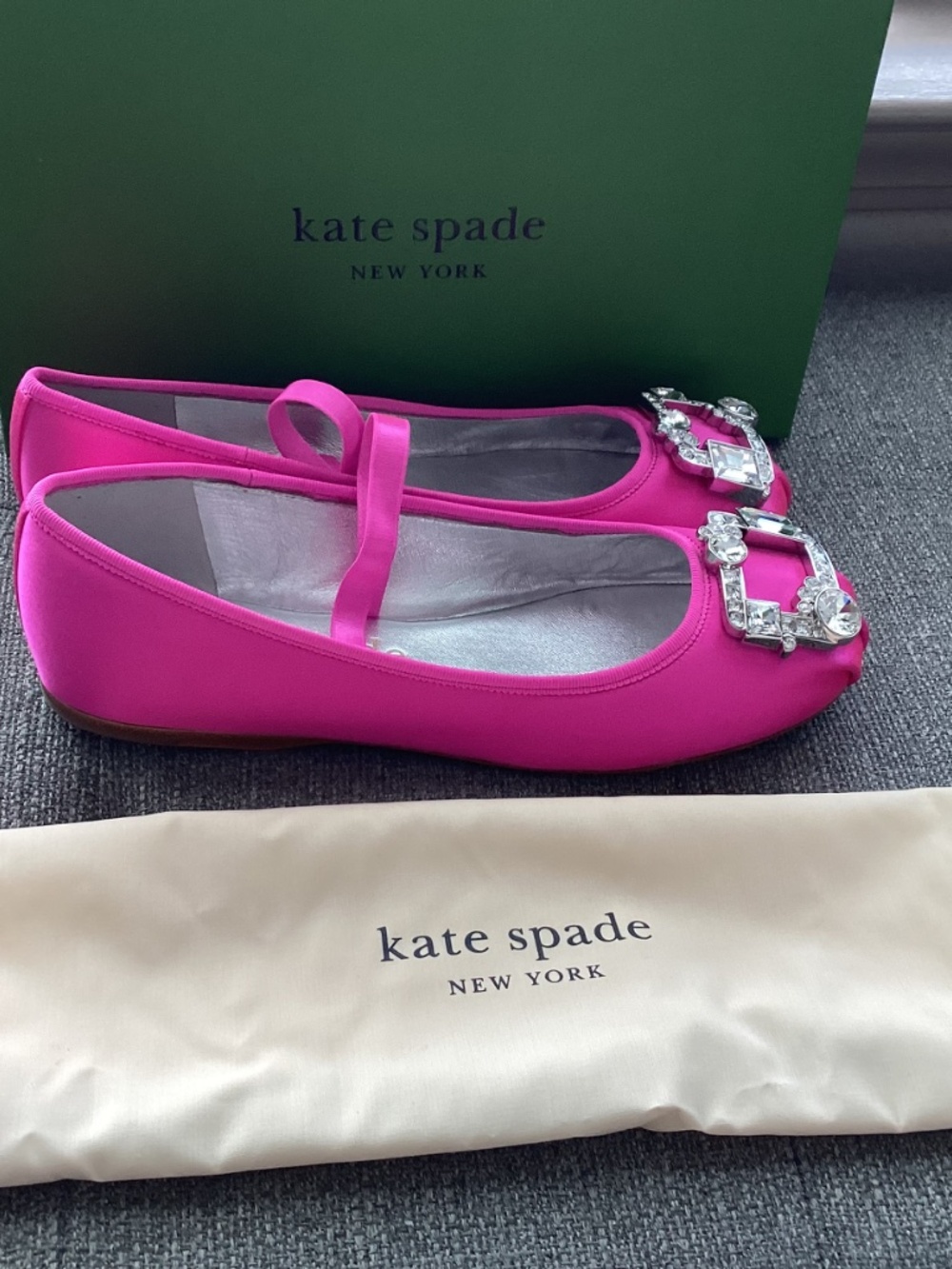 kate spade new york Women's Renata Mary Jane Ballet Flats, size 10 - Picture 8 of 10